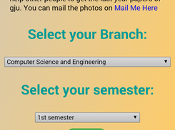 Last year papers of gju App