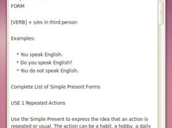 English Tenses Window