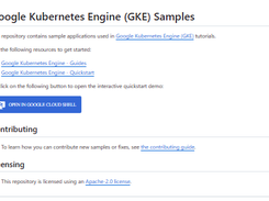 Google Kubernetes Engine (GKE) Samples Screenshot 1