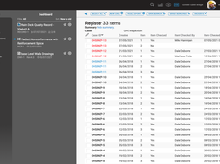 Generate filtered lists of project data