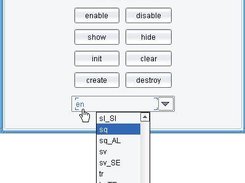 Modern re-implementation of a combo box