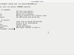 Glacier client usage info