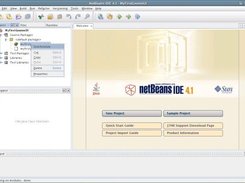 Netbeans showing synchronize command for .glade file