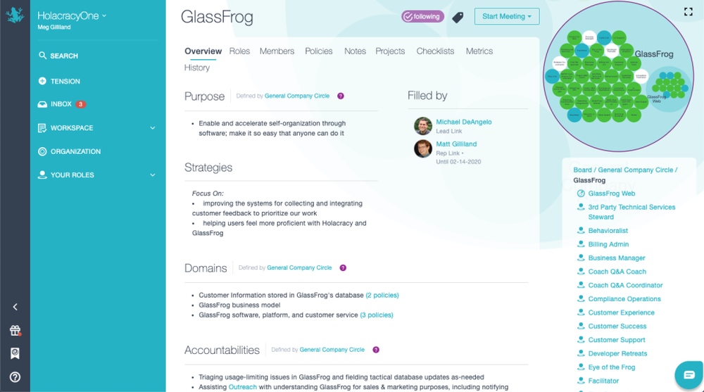 GlassFrog Screenshot 1