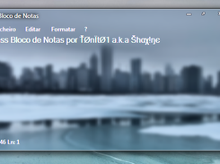 Bloco de Notas Glass Screenshot 1