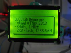 GLCD Lib demo intro screen