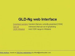 Web Interface - Web Interface - Main Page