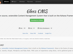 Gleez CMS Screenshot 1