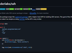 gliderlabs/ssh Screenshot 1