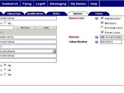 Administration Screen - System Parameters