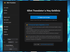Glint Translator - 13 Farklı Dil Seçeneği Sunan Modern Türkçe Arayüz