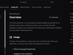GLM Coding Plan Screenshot 1