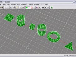Mesh generated by sweeping and lathing