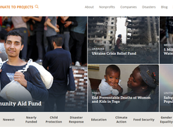 GlobalGiving Screenshot 1