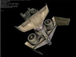 Futuristic Combat Jet by Dennis Haupt (DennisH2010); Blender model exported to GLOBE_3D