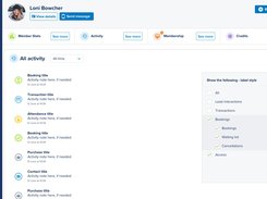 The Glofox Member Dashboard