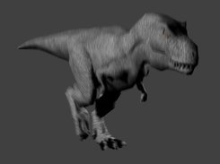 T-Rex with vector motion blur