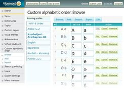 1.8.10: Custom alphabetic order