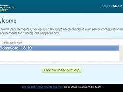 Step 2: Select application