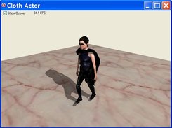 Cloth actor demo