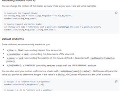 glslCanvas Screenshot 1