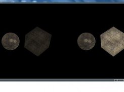 Transparency (only on left eye and cube shape)