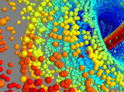 1: Conformal chaos: 3 warped tori created by exponentiating pairs of bivectors in CGA, plotted using Mayavi 