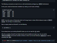 gluster-kubernetes Screenshot 1
