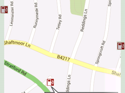 Using LIMBs in a mobile app to mark nearby petrol stations.