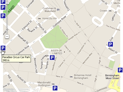 Using LIMBs to indicate nearby parking.
