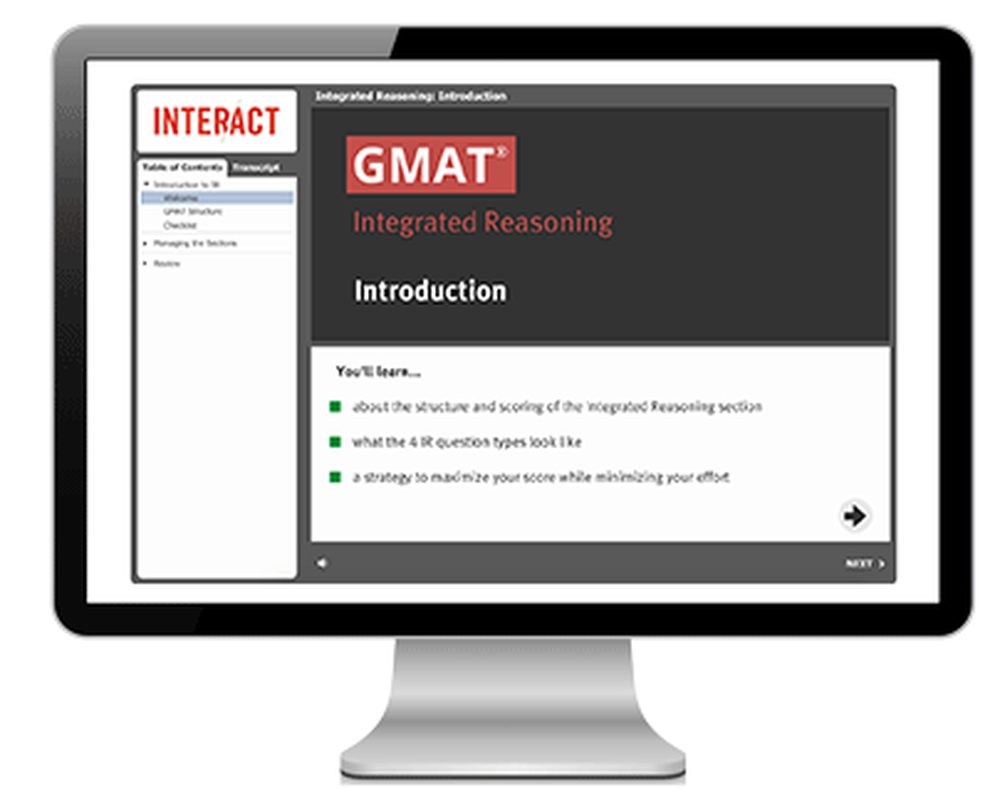 GMAT Interact Screenshot 1