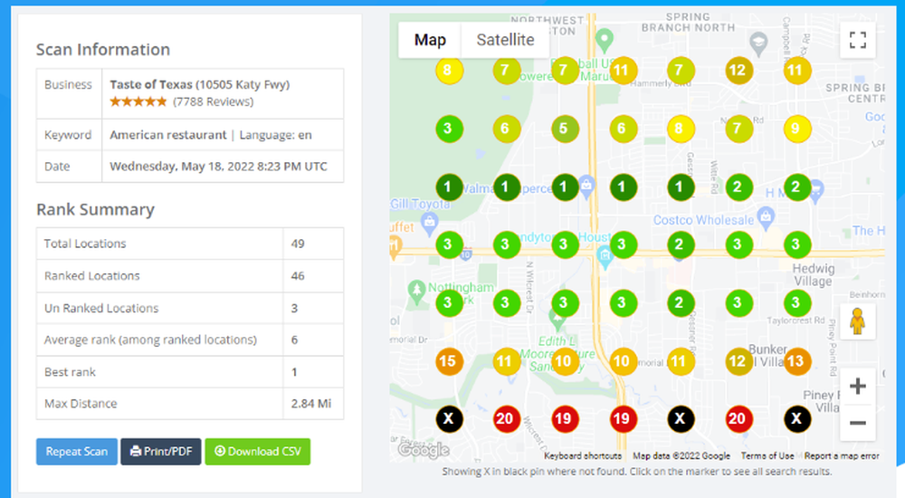 GMB Radar Screenshot 1
