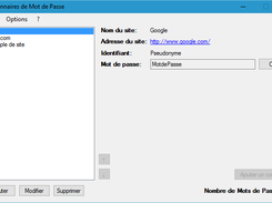Fenêtre principale - v0.3 indev