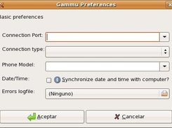 Upcoming preferences window