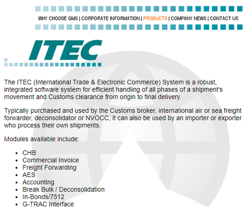 GMS ITEC Screenshot 1