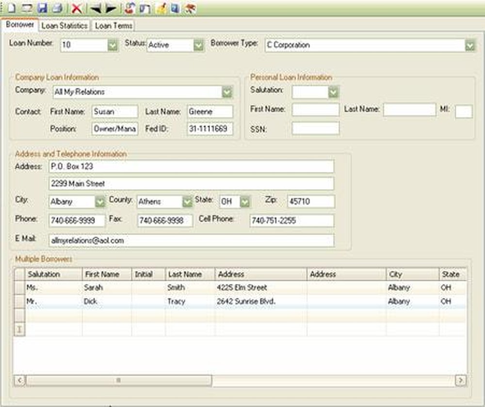 GMS Loan Servicing Software Screenshot 1