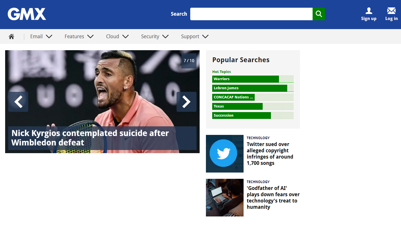 GMX vs. Gmail Comparison
