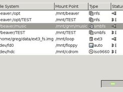 View after smbfs file system has been mounted.