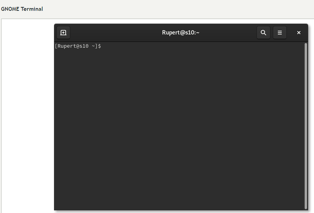 GNOME Terminal Screenshot 1