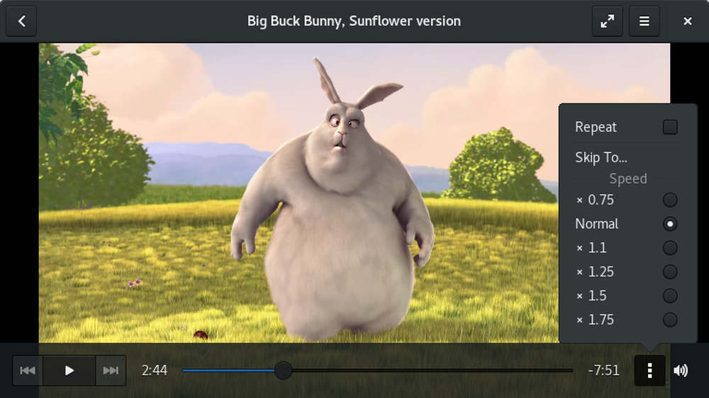 GNOME Videos Screenshot 1