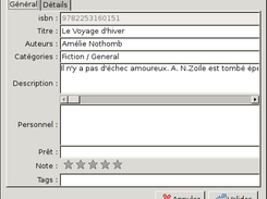 add book dialog (french version)