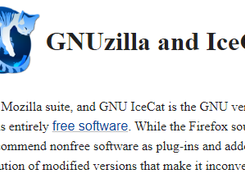 GNU IceCat Screenshot 1