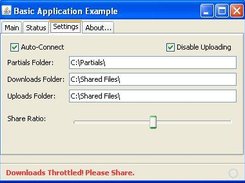 Settings Tab