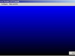 Development Screenshot of Server Console