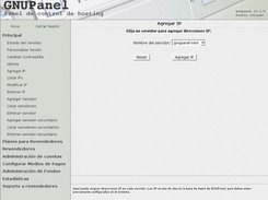 Admin interface - Adding IP