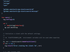go-elasticsearch Screenshot 1