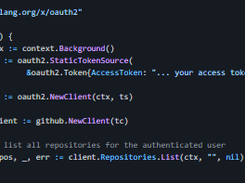 go-github Screenshot 1