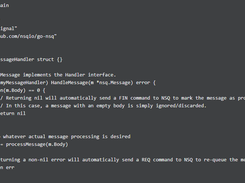 go-nsq Screenshot 1