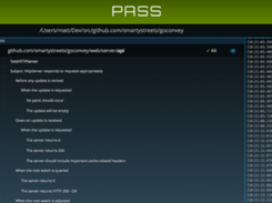 GoConvey Screenshot 1