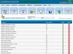 Tela de relatrio dos pacientes cadastrados